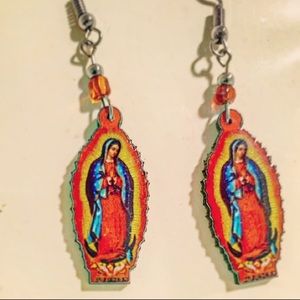 #virgentheguadalupe #virginmary #earings